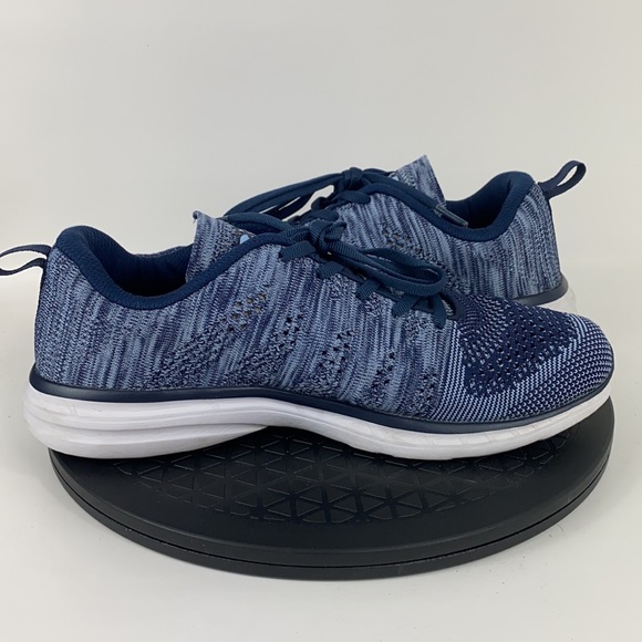APL Techloom Pro Blue/White Athletic Running Shoes Men's Size 9.5 - Picture 10 of 13